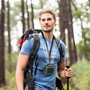 waist clip on fan body fan necklace fan shirt fan personal mini fan