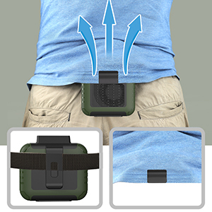 waist clip on fan body fan necklace fan shirt fan personal mini fan