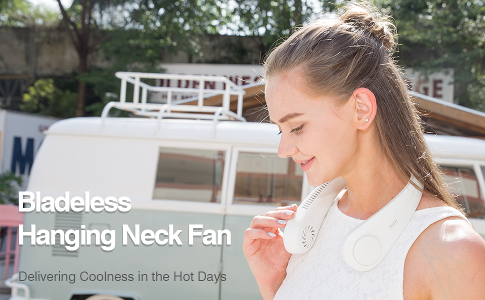 hanging neck fan